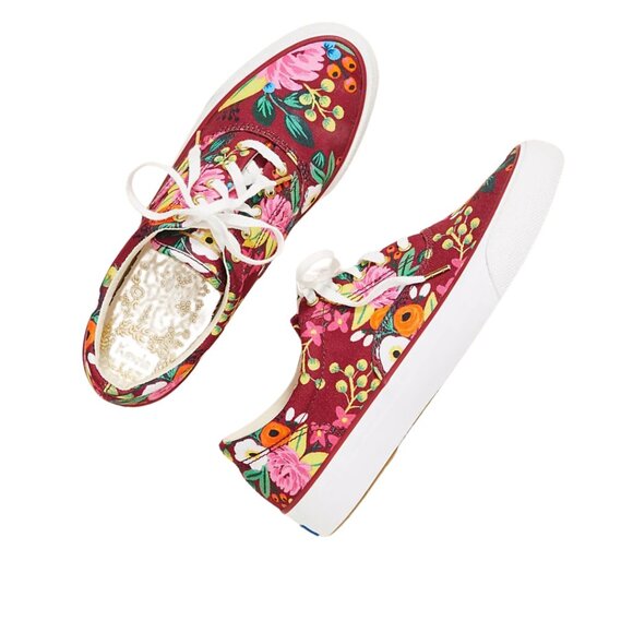 Keds Shoes - Keds x Rifle Paper Co. Anchor Vintage Blossoms Sneakers Anthropologie Size 10